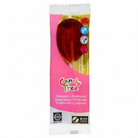 Candy Tree - Maislutscher Himbeere - 13g | Miraherba Bio-Süßigkeiten