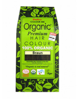 Radico organic - herbal hair color brown - 100g | Miraherba hair color