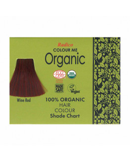 Radico organic - color de cabello a base de hierbas rojo vino - 100g