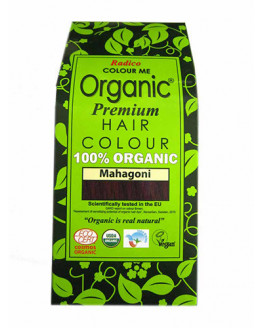 Radico organic - color de cabello a base de hierbas caoba - 100g