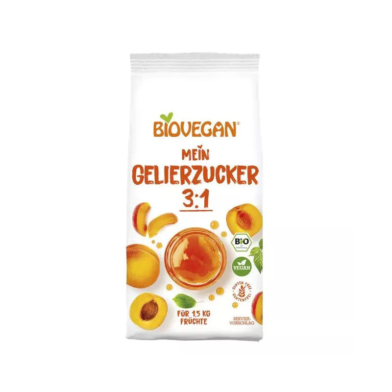 Biovegan - Bio Gelierzucker 3:1 - 500g | Miraherba Bio Lebensmittel