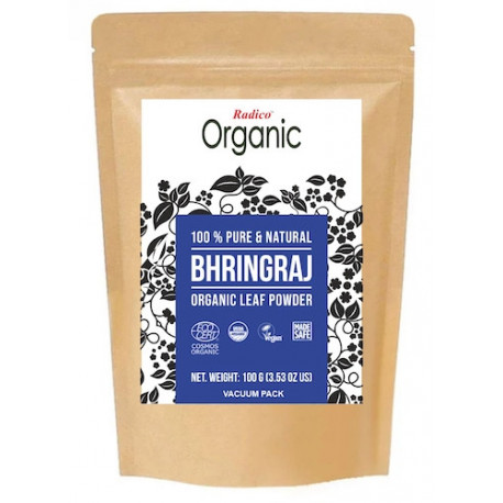 Radico organic - Bhringraj Polvo para el cuidado del cabello - 100g