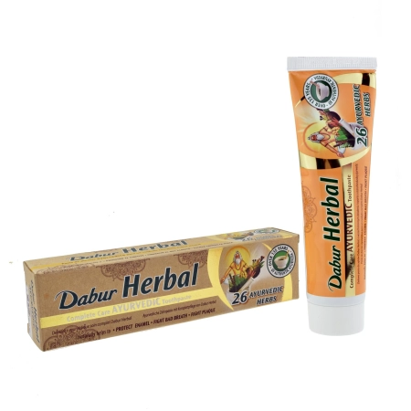 Dabur - Pasta dental ayurvédica herbal - 100 g | Cuidado dental Miraherba