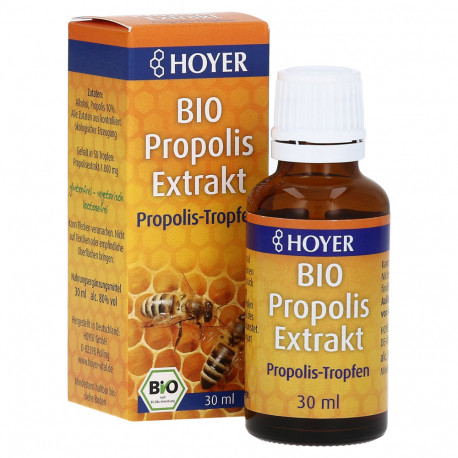 HOYER - Propolis extract, liquid organic - 30ml