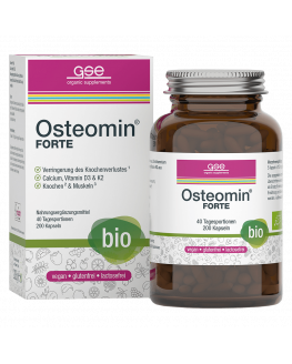 GSE - Osteomin Forte (Bio) Calcium, Vitamin D3 und K2 - 200 Kapseln