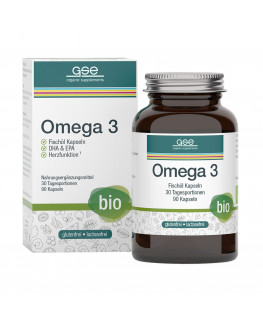 GSE - Omega 3 cápsulas de aceite de pescado - 90 cápsulas