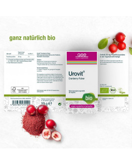 GSE - Urovit®-Cranberry Capsules (Organic) - 40 Capsules