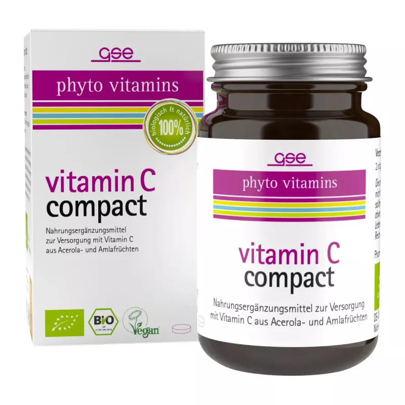 GSE - Vitamine C Compacte (Bio) - 60 Comprimés