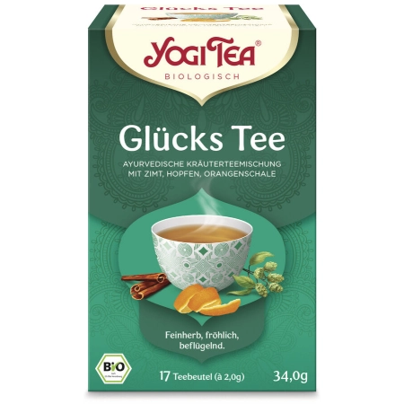 Yogi Tea - Lucky Tea Orgánico - 17 bolsitas de té