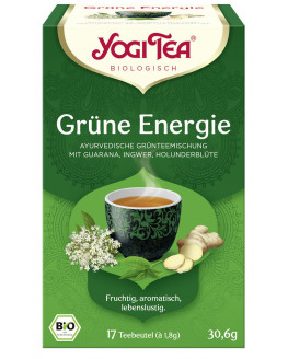 Yogi Tea - Energía verde orgánica - 17 Bolsitas de té