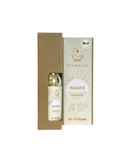 Teaballs - organic ginger tea - 12g | Miraherba organic tea
