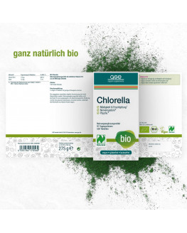 GSE - Naturland Clorella Orgánica 500 mg - 550 comprimidos