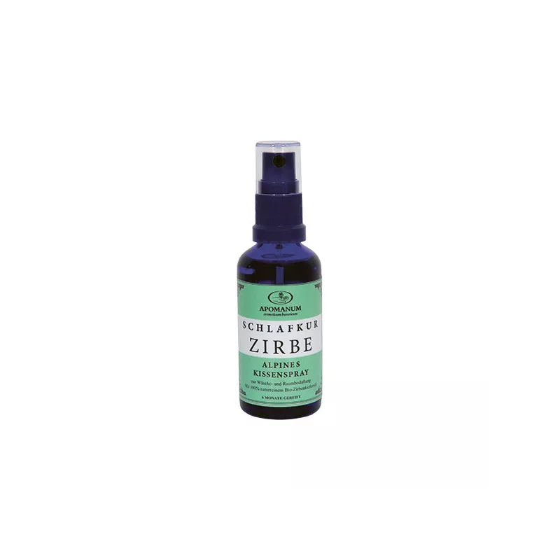Apomanum - Spray per cuscini al pino cembro Sleep Cure - 50 ml | Profumo Miraherba