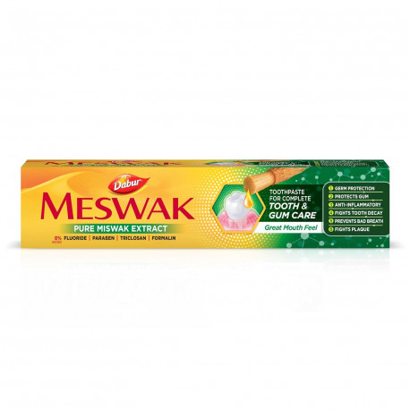 Dabur - Pasta de dientes a base de hierbas Miswak (Meswak) - 200 g