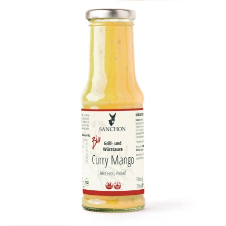 Sanchon - Salsa grill y condimentada Curry Mango - 210ml