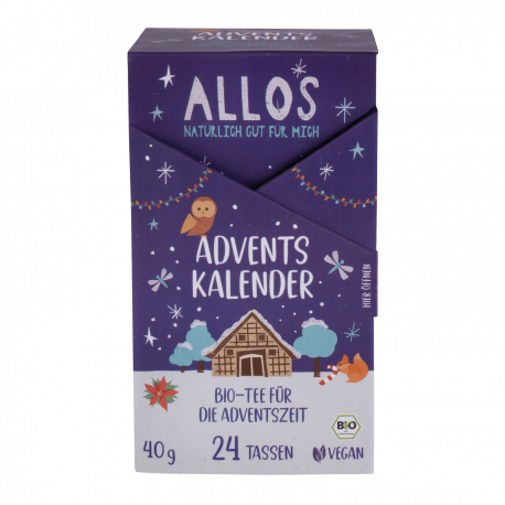 Allos - Advent Calendar Tea - 43g | Miraherba organic Christmas