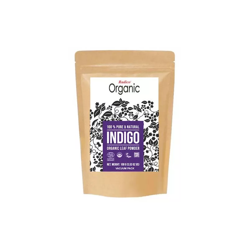 Radico organic - Indigo Pulver - 100g | Miraherba Haarfarbe
