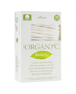 Organyc - Bastoncillos de algodón orgánico - 200 uds.
