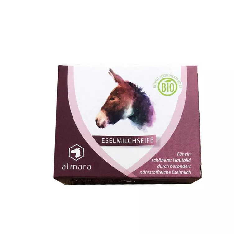 Zhenobya - Bio Eselmilchseife unverpackt - 100g | Miraherba Seife