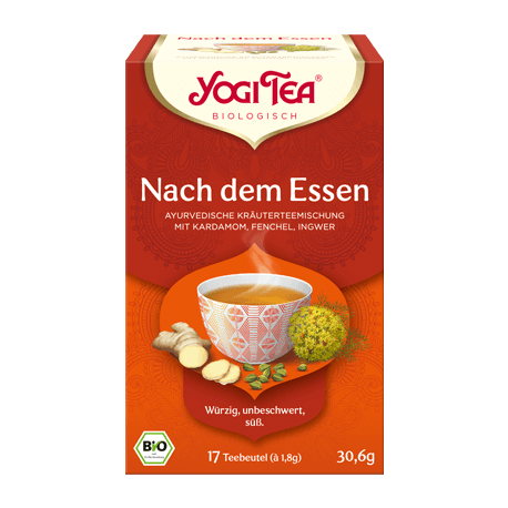 Yogi Tea - Nach dem Essen Tee Bio, Aufgussbeutel - 17S