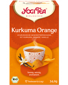 Yogi Tea - Kurkuma Orange Bio - 17St |Miraherba Bio Tees