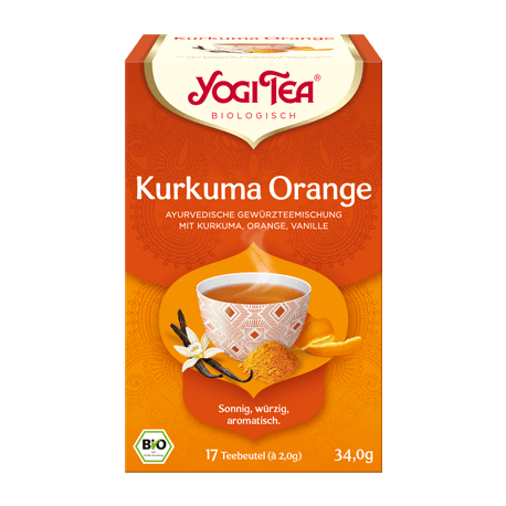 Yogi Tea - turmeric Orange Bio - 17St |Miraherba organic teas