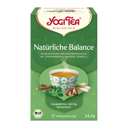 Yogi Tea - Natürliche Balance - 17 Teebeutel | Miraherba Bio Tee