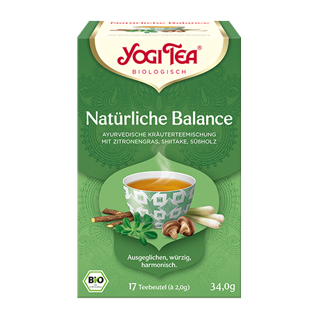 Yogi Tea - Natürliche Balance - 17 Teebeutel | Miraherba Bio Tee