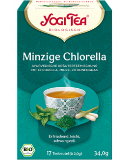 Yogi Tea - Minty Chlorella - 17 Tea Bags | Miraherba organic tea