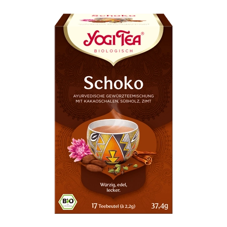 Yogi Tea - Cioccolato - 17 bustine di tè | Tè biologico Miraherba