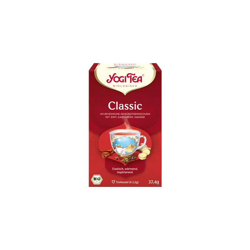 Yogi Tea - Classic Bio - 17St, The power and warmth of India.