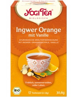 Yogi Tea di Zenzero e Arancia con crema di Vaniglia Bio - 17St