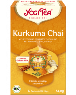 Yogi Tea - Curcuma Chai Bio, Aufgussbeutel - 17St