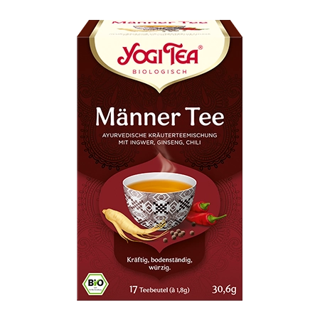 Yogi Tea Hombres Té Bio, Aufgussbeutel de 17St