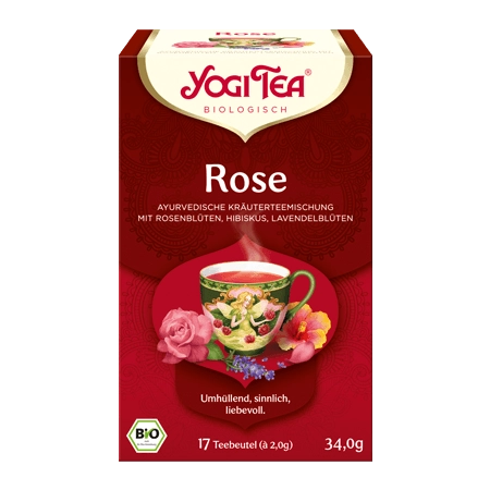 Yogi Tea - Rose Bio - 17St |Miraherba Bio Tees