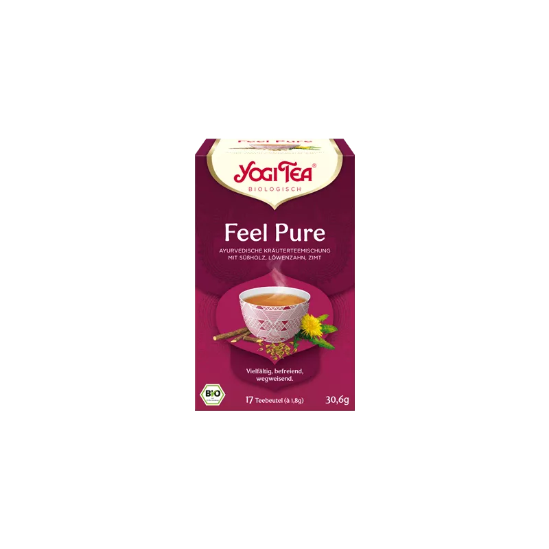 Yogi Tea - Feel Pure - 17 pcs | Miraherba Organic Tea & Food