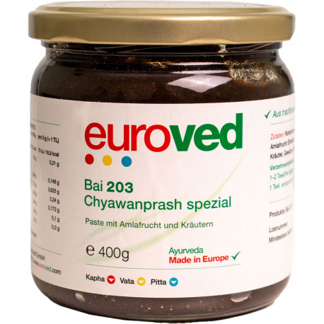 euroved - Chyawanprash special Bai 203 - 400g | Miraherba Ayurveda