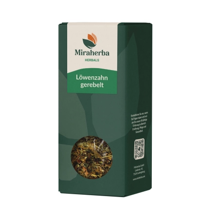 Miraherba - hojas de diente de león orgánico frotadas - 100g