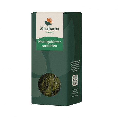 Miraherba - Bio Moringablätter macinato - 100g, Moringapulver