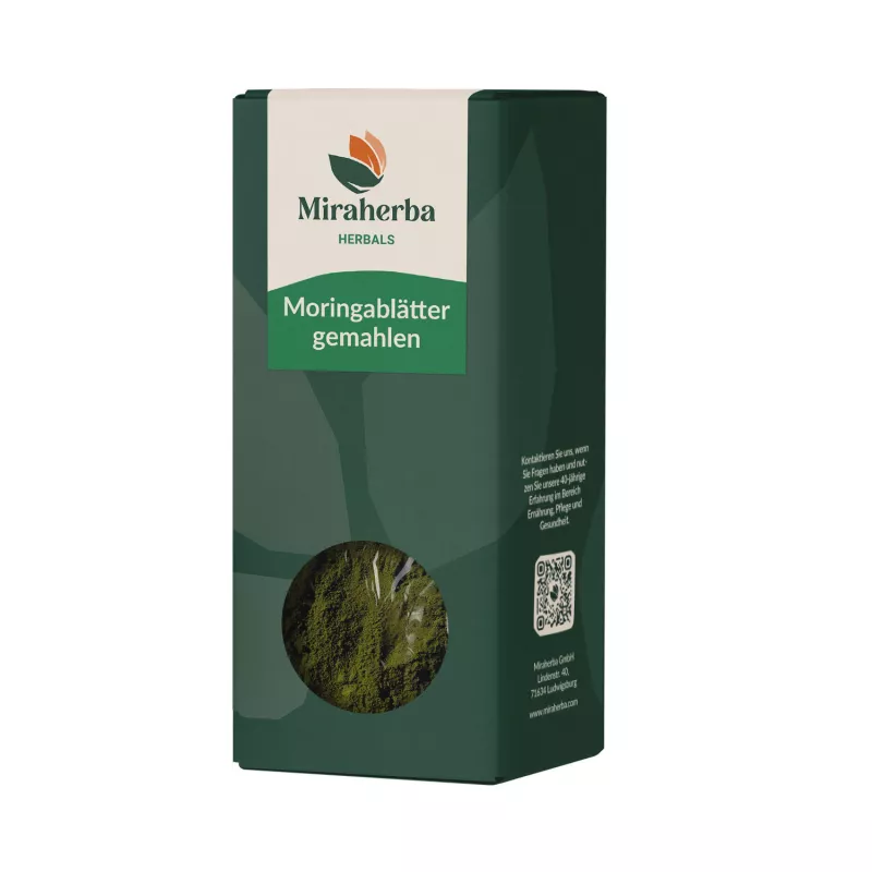 Miraherba - Bio Moringablätter moulu - 100g, Moringapulver