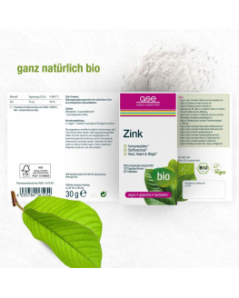 GSE organic zinc-Compact - 60 tablets