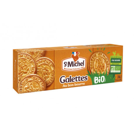 St Michel - Bio Galettes mit Butter - 130g | Miraherba Kekse