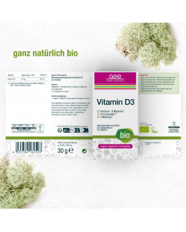 GSE - Vitamina D3 Compacta (Orgánica) - 60 Tabletas