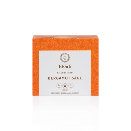 Khadi - Savon Shanti Bergamote Sauge | Miraherba Cosmétique naturelle