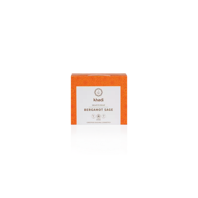 Khadi - Jabón Shanti Bergamota Salvia | Miraherba Cosmética Natural