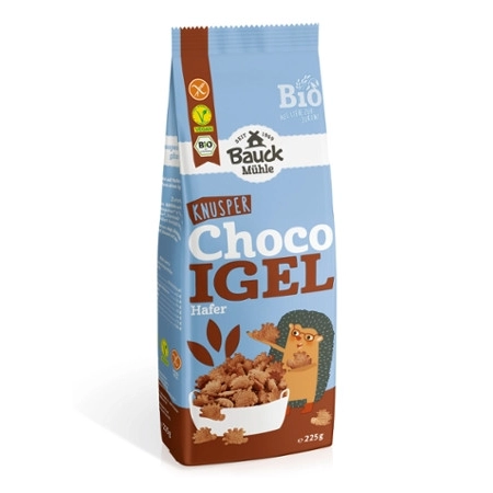 Bauck - Knusper Choco Hafer Igel - 225g | Miraherba Frühstück