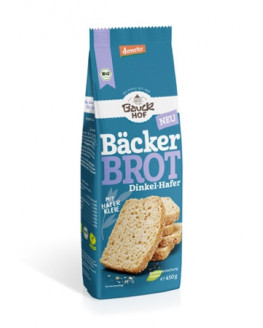 Bauck - Bäcker Brot Dinkel-Hafer - 450g | Miraherba Backen