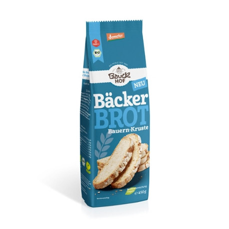 Bauck - Pain de boulangerie croûte paysanne - 450g | Cuisson Miraherba