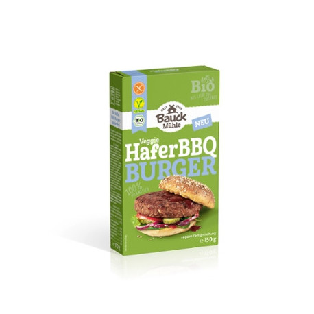 Bauck - Burger BBQ à l'avoine - 150g | Aliments Miraherba