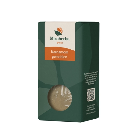 Miraherba - Bio Kardamom gem. Nachfüller - 100g | Miraherba Gewürze